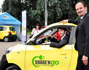 Car Sharing: arrivano anche a Roma le Equomobili di Share’ngo