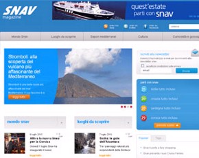 Snav lancia una rivista online dedicata ai viaggi