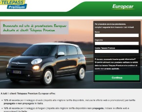 Europcar e Telepass: sconti sul noleggio di auto e furgoni