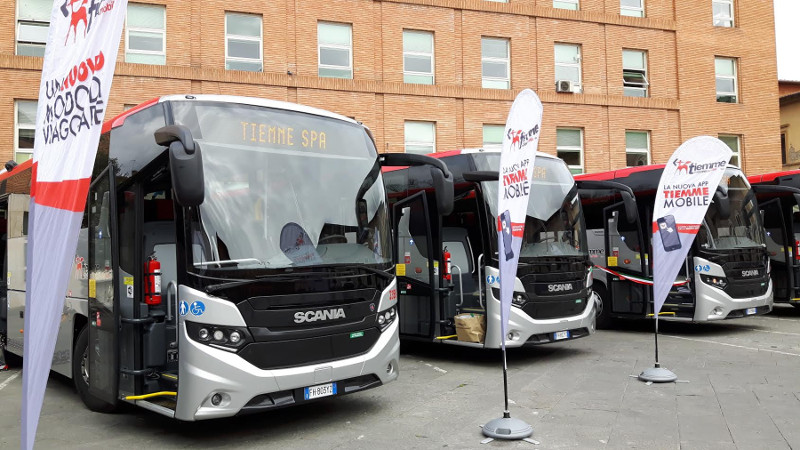 Tpl Toscana: 18 nuovi autobus extraurbani per Tiemme