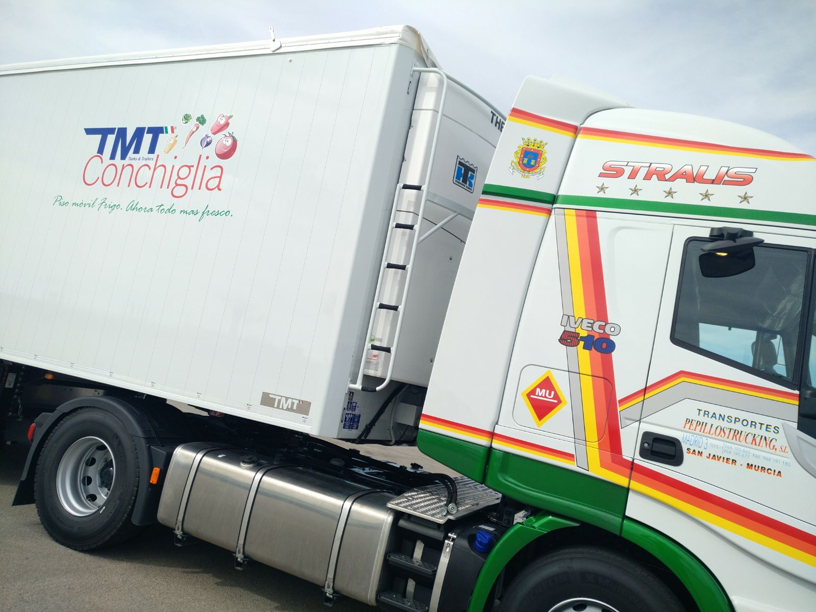 Semirimorchi: TMT Tanks&Trailers conquista la Spagna con il Walking Floor Frigo