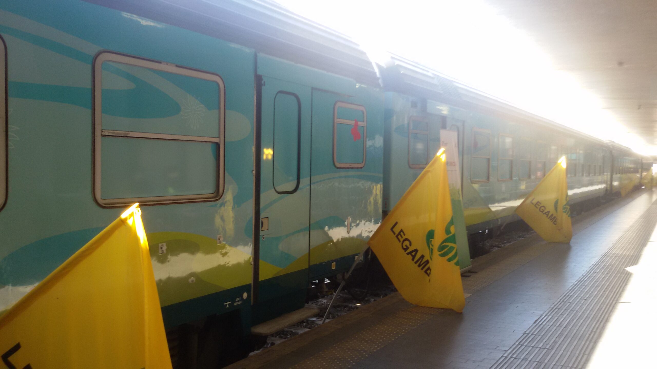 Treno Verde: il convoglio di FS Italiane a Civitanova Marche con iDeliverit