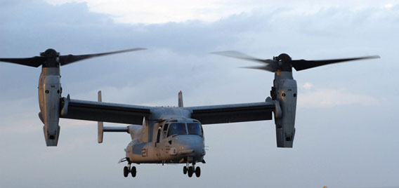 Cinque V-22 Osprey per il Giappone