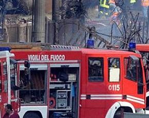 Incendio nei cantieri alla stazione di Roma Tiburtina