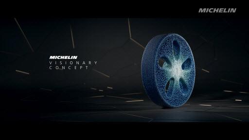 Michelin presenta Vision, pneumatico che reinventa la ruota