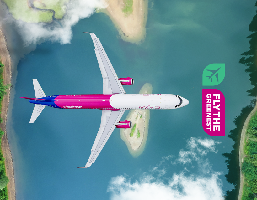Fly the Greenest: l’impegno green di Wizz Air in sette punti