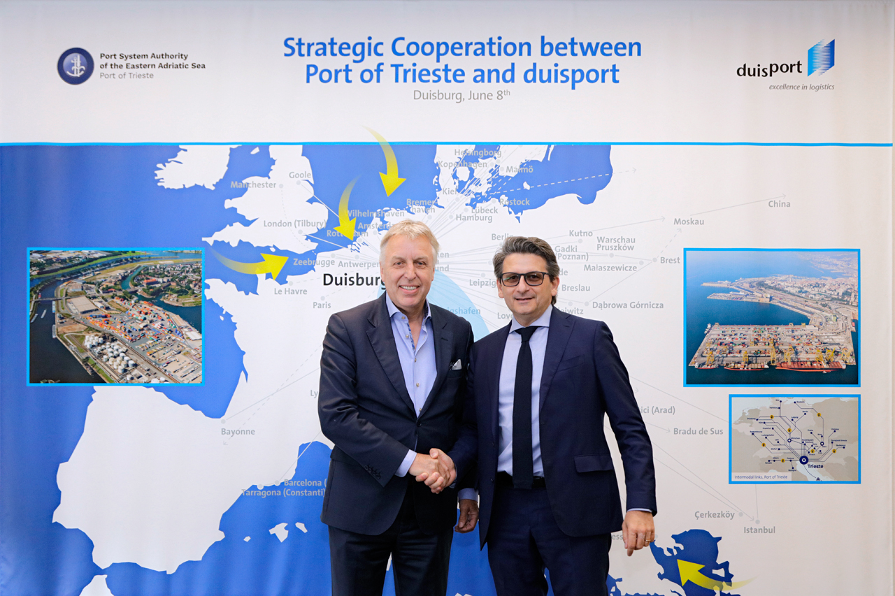 Porti: Trieste e Duisport stringono accordo strategico per la Via della Seta