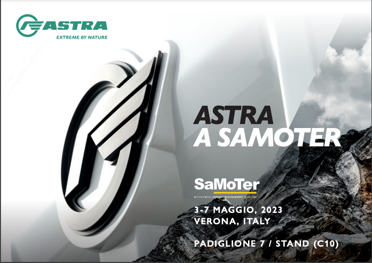 Astra presenta la gamma HD9 al Salone Internazionale Macchine per Costruzioni Samoter 2023