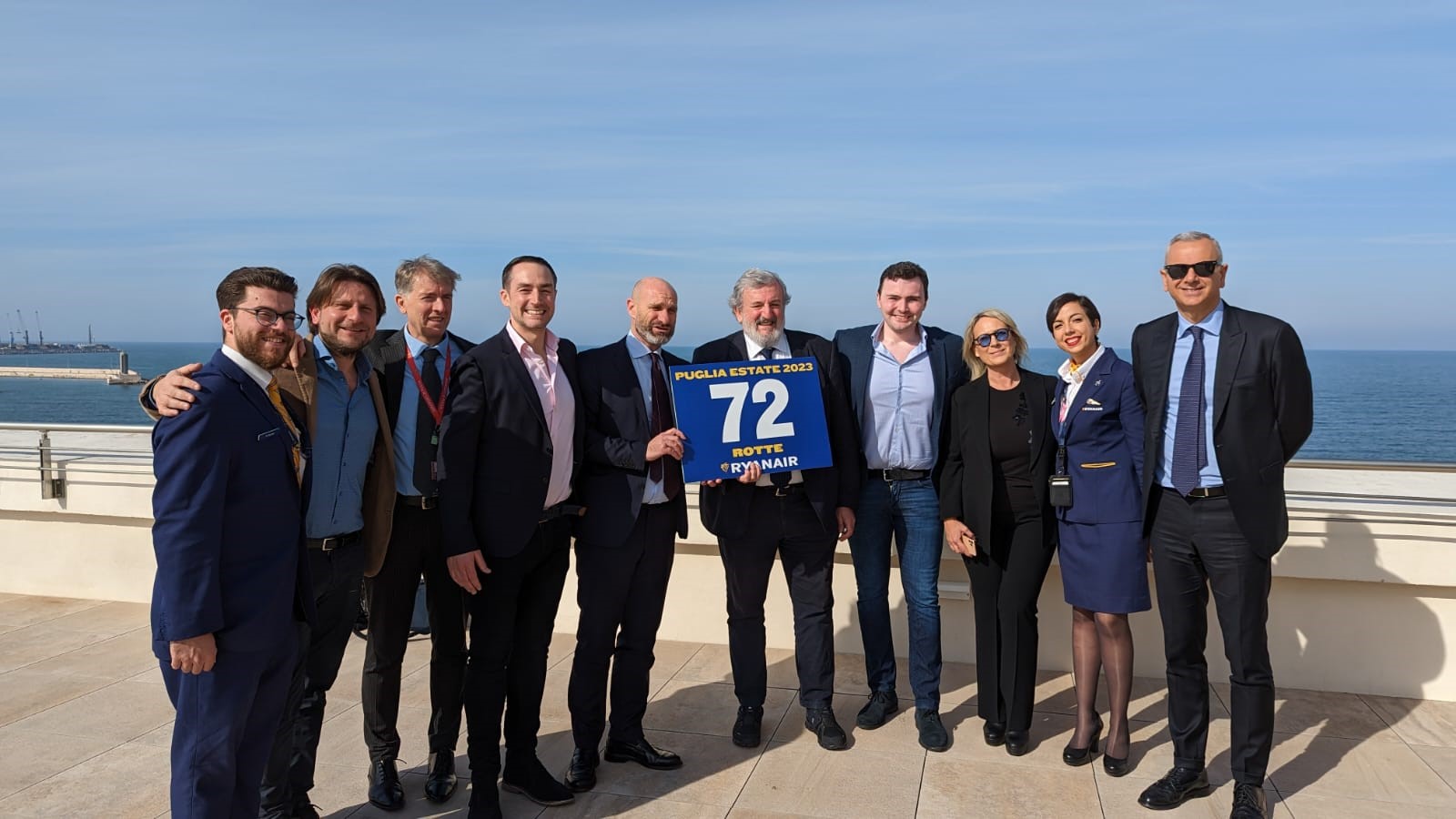 Ryanair in Puglia: 6 nuove rotte e investimento di 500 milioni di dollari