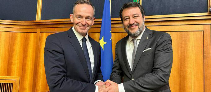 Transizione ecologica e Brennero al centro dell’incontro bilaterale Salvini-Wissing