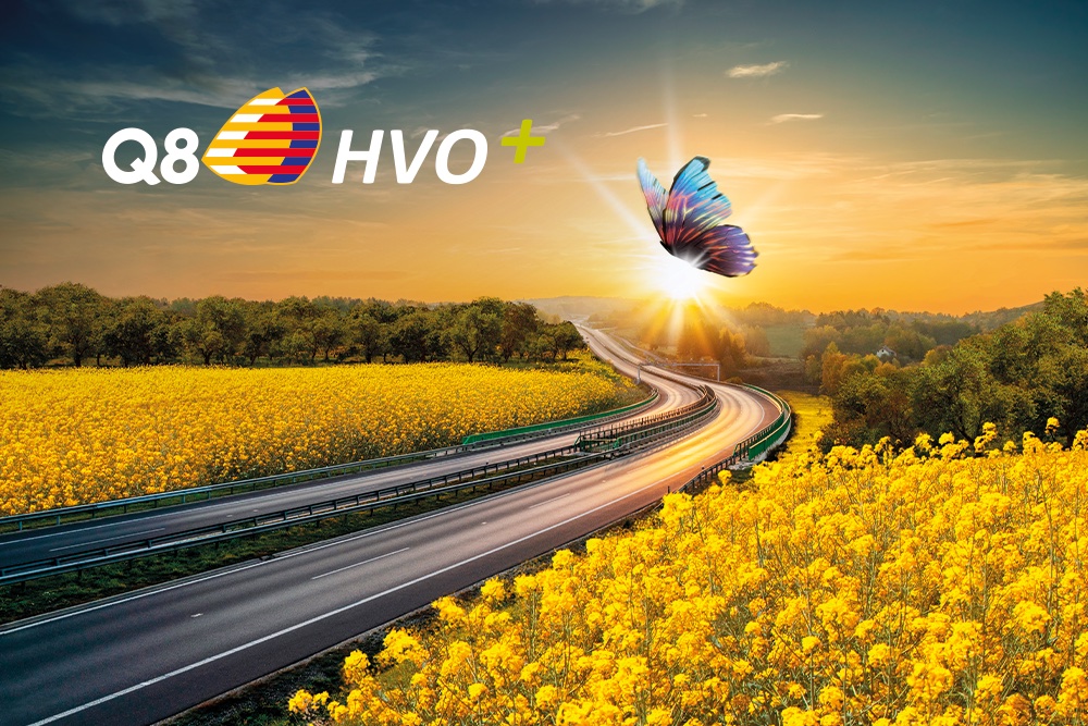 Q8 lancia l’innovativo biocarburante Q8 HVO+  e le nuove formulazioni dei prodotti Q8 Hi Perform