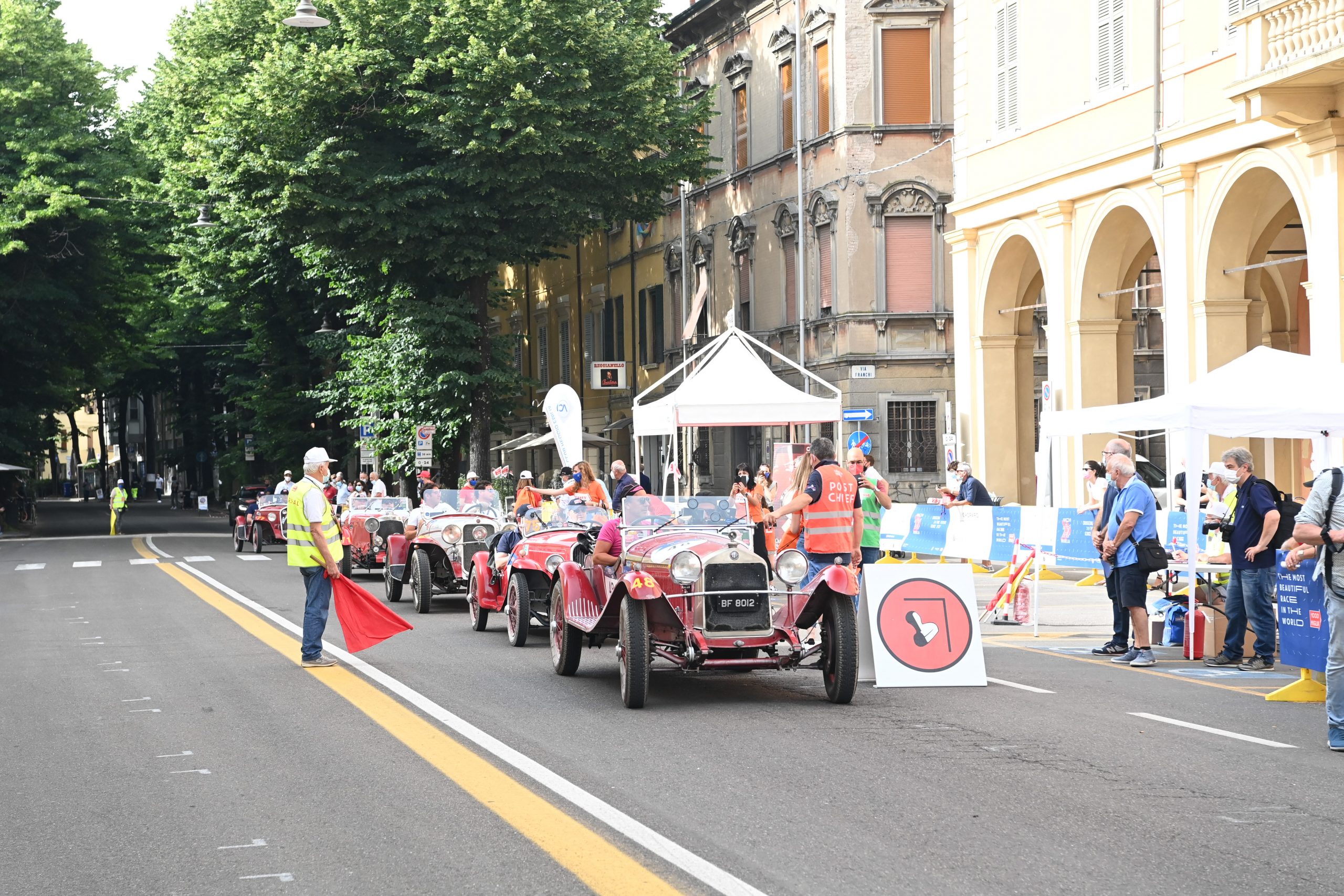 Mille Miglia. Le strade chiuse a Reggio Emilia il 15 giugno