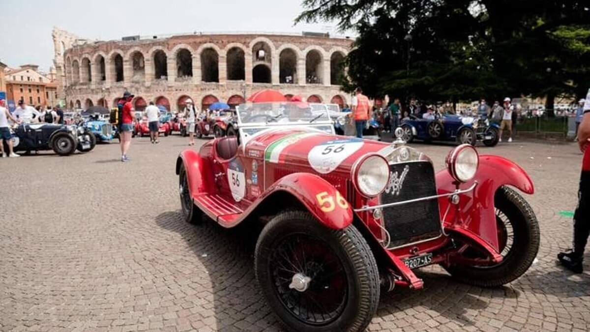 Mille Miglia. Tappa a Verona. Le strade chiuse il 13 giugno