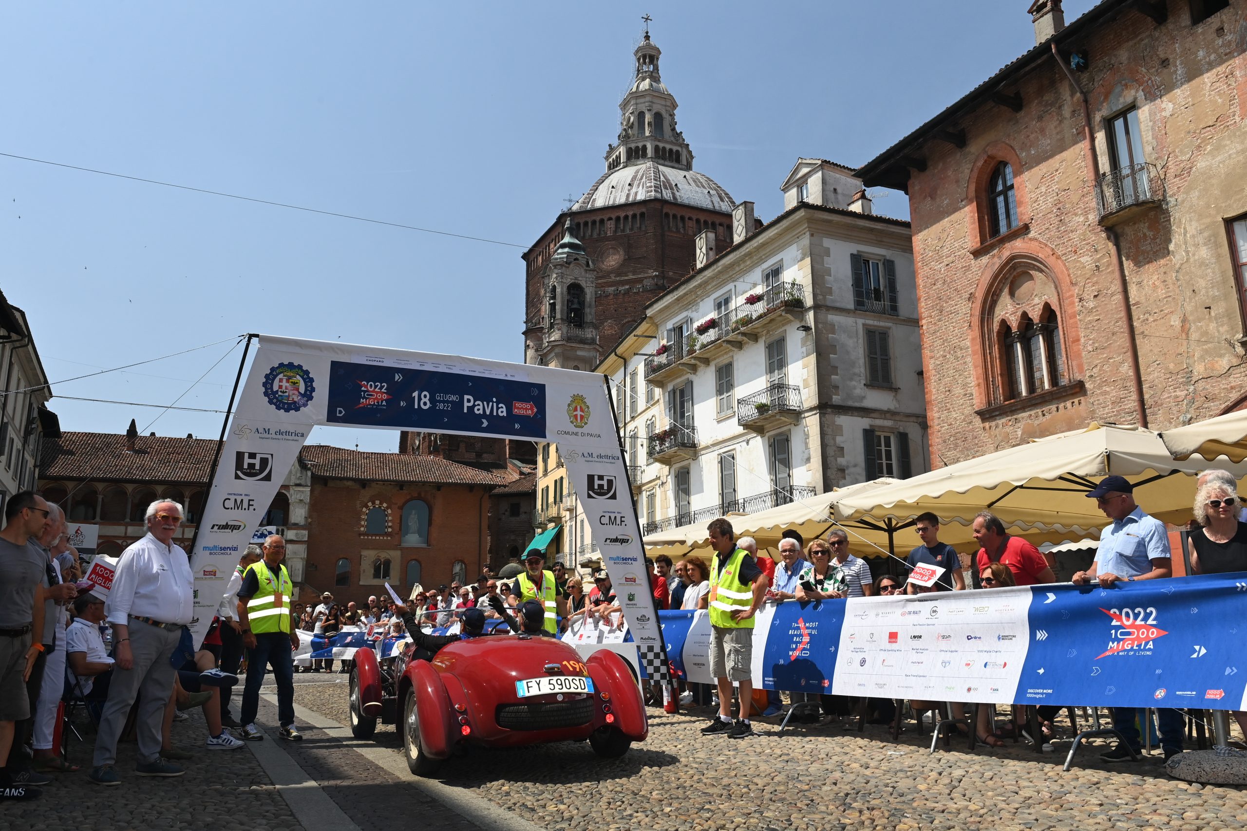 Mille Miglia: le strade chiuse il 16 giugno a Stradella e Pavia