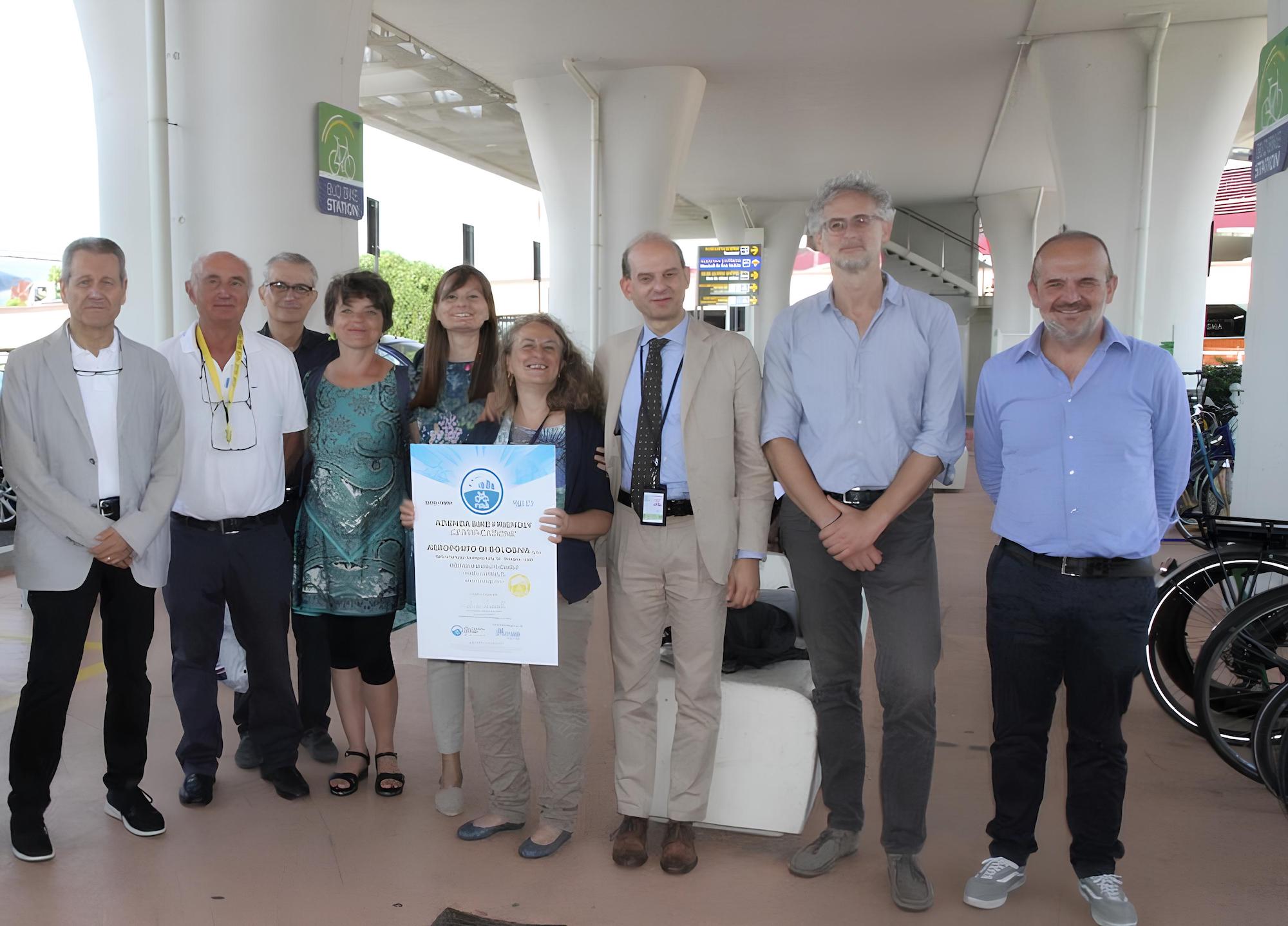 Aeroporto di Bologna ottiene da Fiab la certificazione di Azienda Bike Friendly