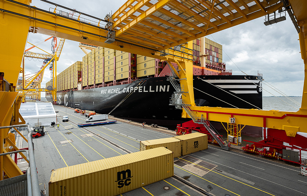 Msc Michel Cappellini: battezzata la portacointainer da 24mila teu