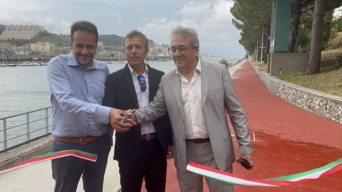Porto di Pra’: aperto il primo tratto della passeggiata del Parco Le Dune