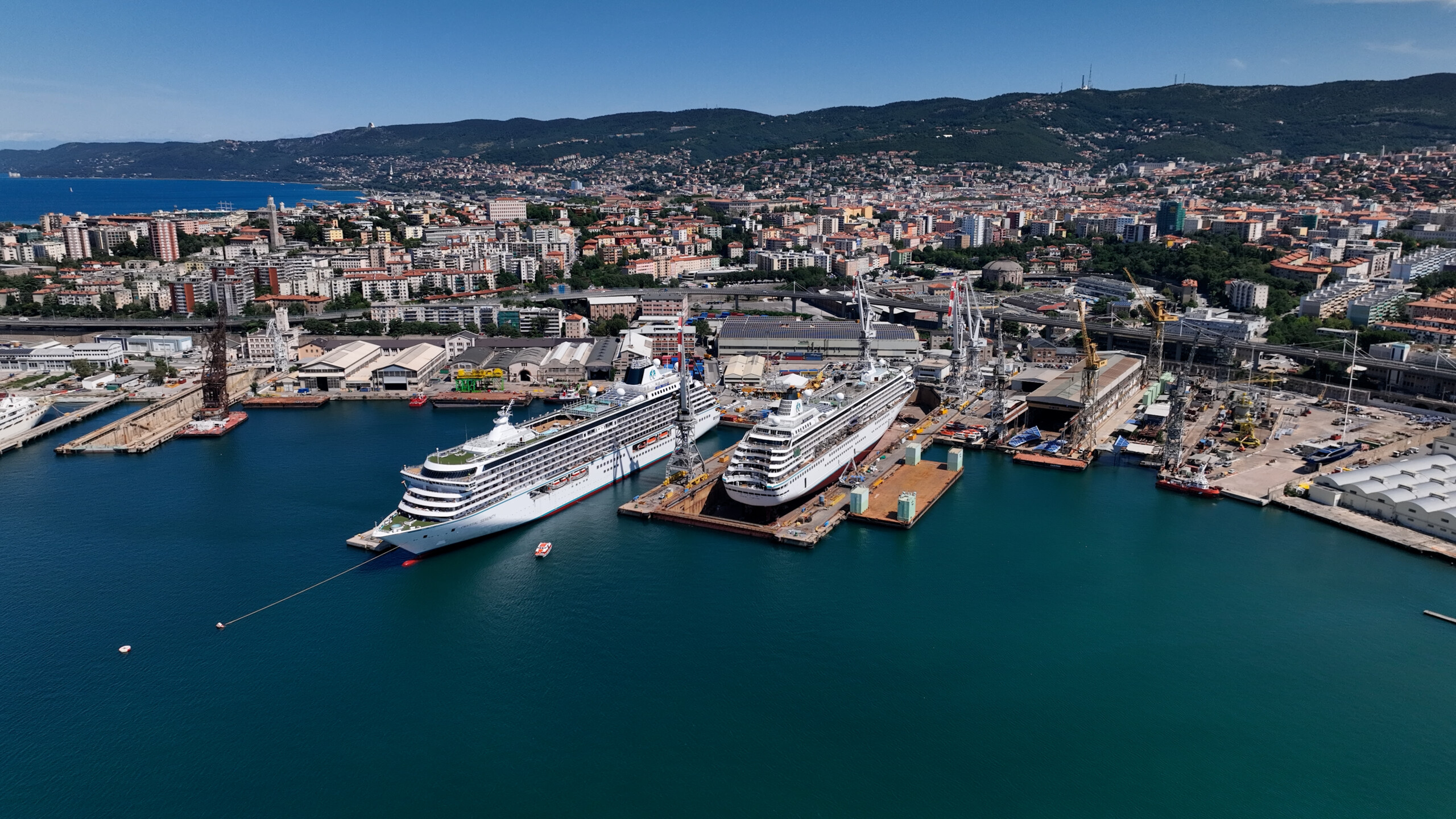 Refitting per le navi Crystal: Fincantieri completa i lavori