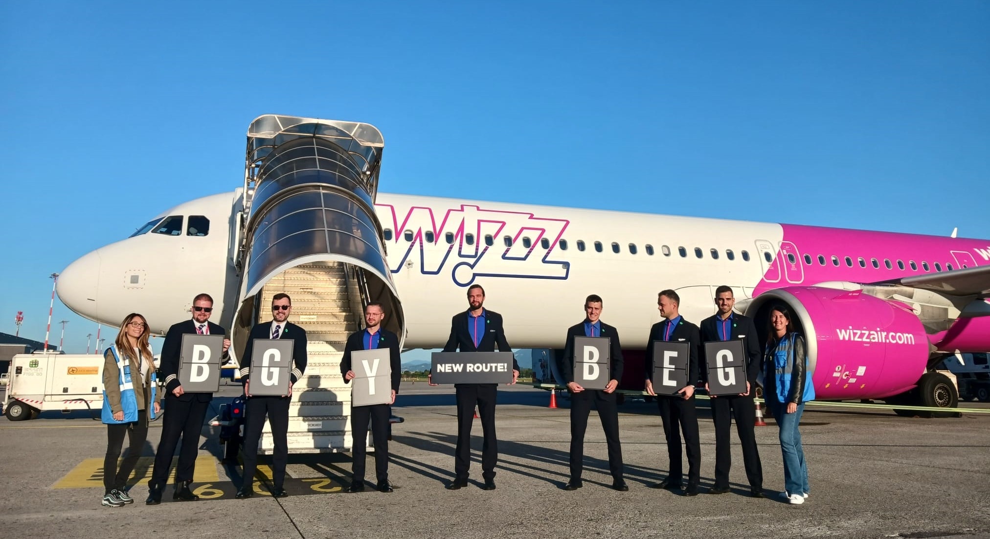 Aeroporto Milan Bergamo BGY: primo volo da Belgrado della compagnia aerea Wizz Air