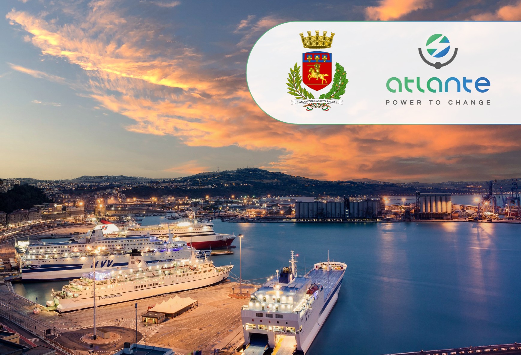 Ancona sostenibile: 52 punti di ricarica per veicoli elettrici grazie ad Atlante