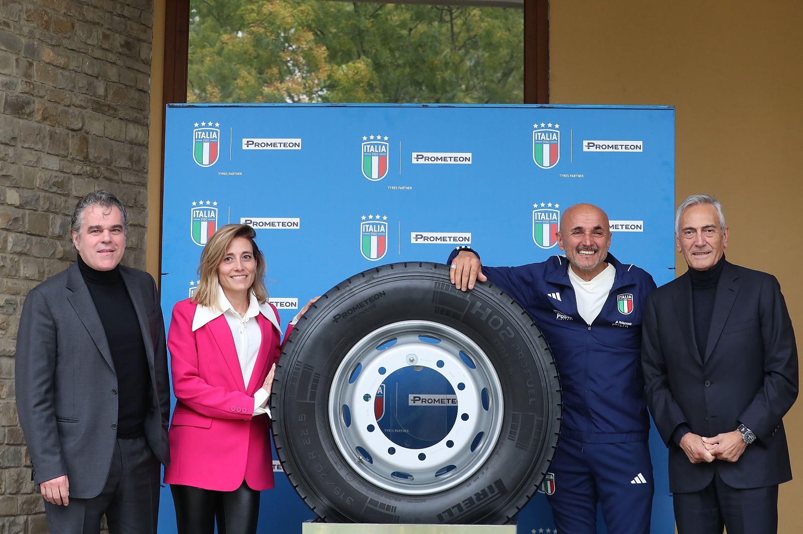 Prometeon Tyre Group partner ufficiale delle nazionali di calcio. Luciano Spalletti presente alla firma dell’accordo