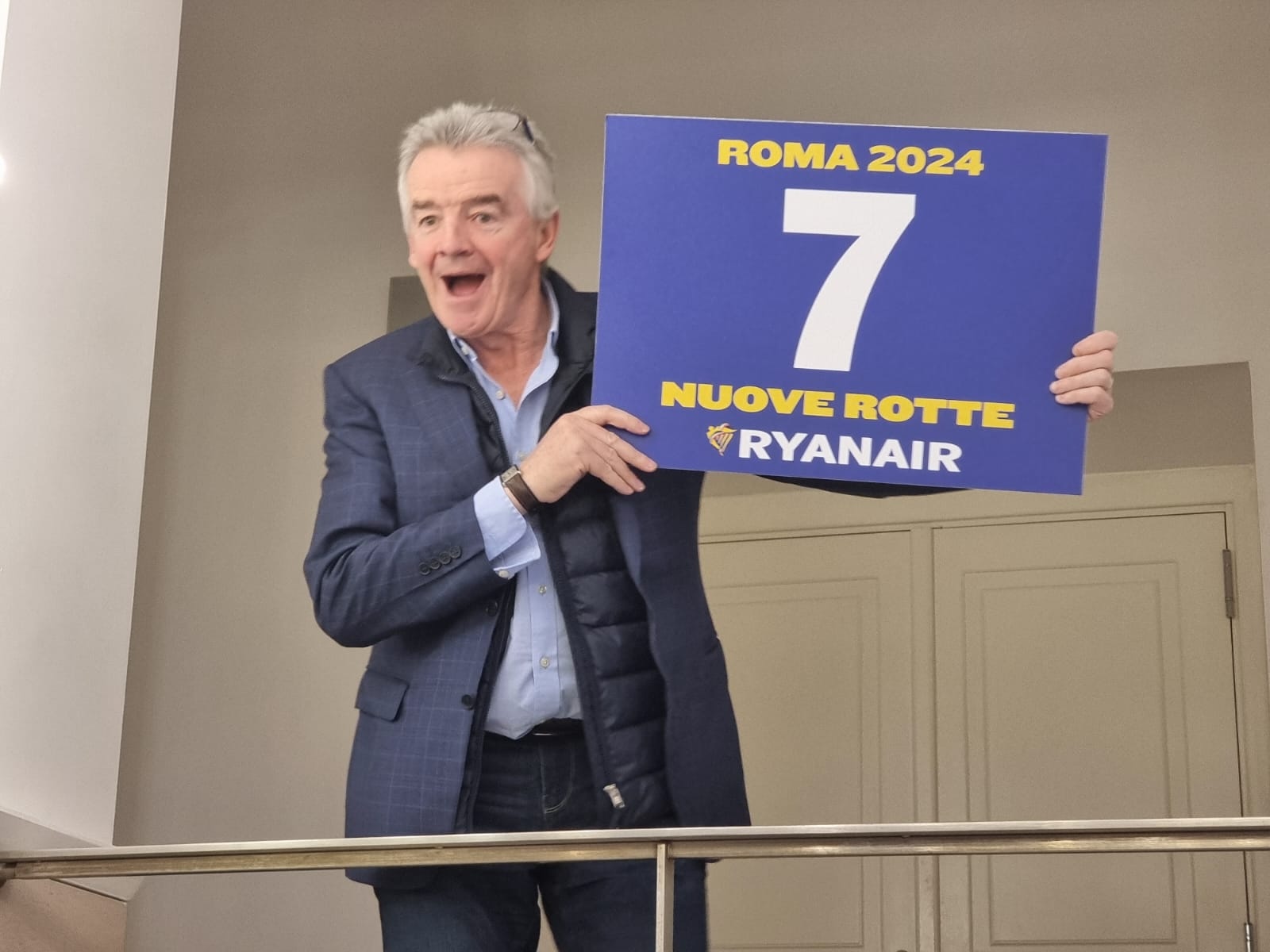 Ryanair: a Roma nuove rotte, nuovi posti di lavoro e voli scontati in offerta da 19,99 euro