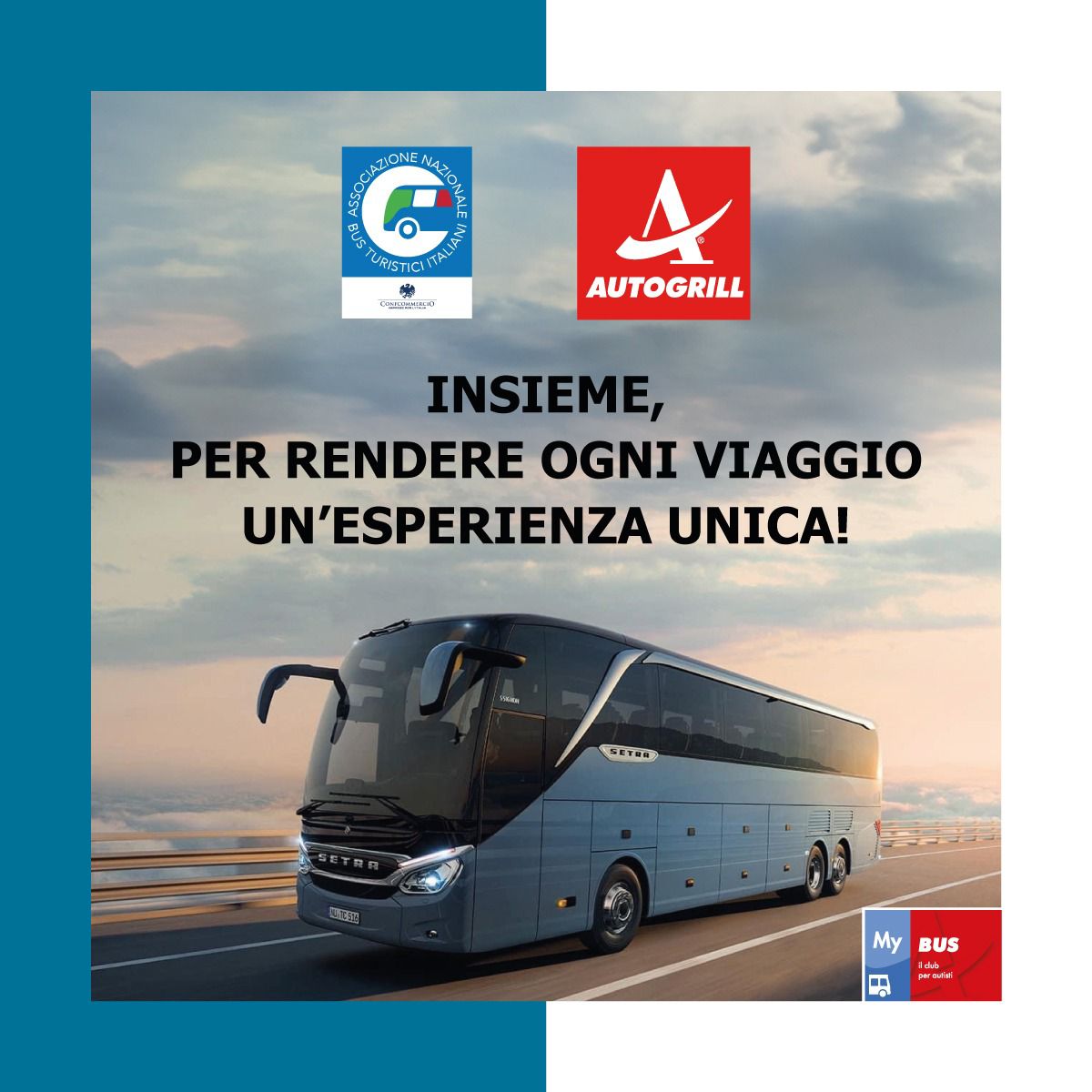Bus turistici: An.bti-Confcommercio e Autogrill insieme per valorizzare le soste nelle aree di servizio