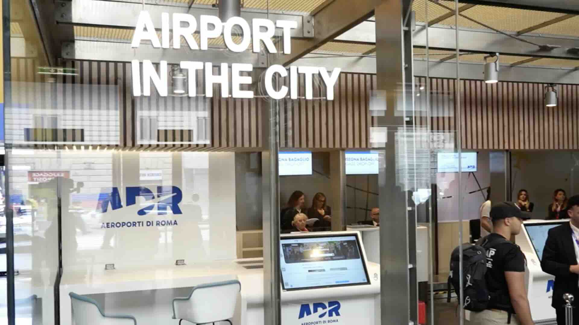 Aeroporto di Roma, check-in bagagli da Roma Termini con Airport in the City