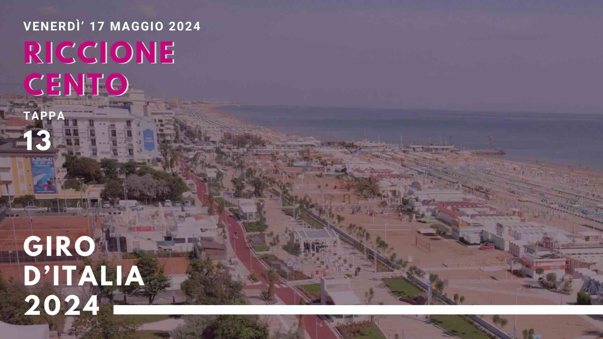 Giro d’Italia a Riccione strade chiuse