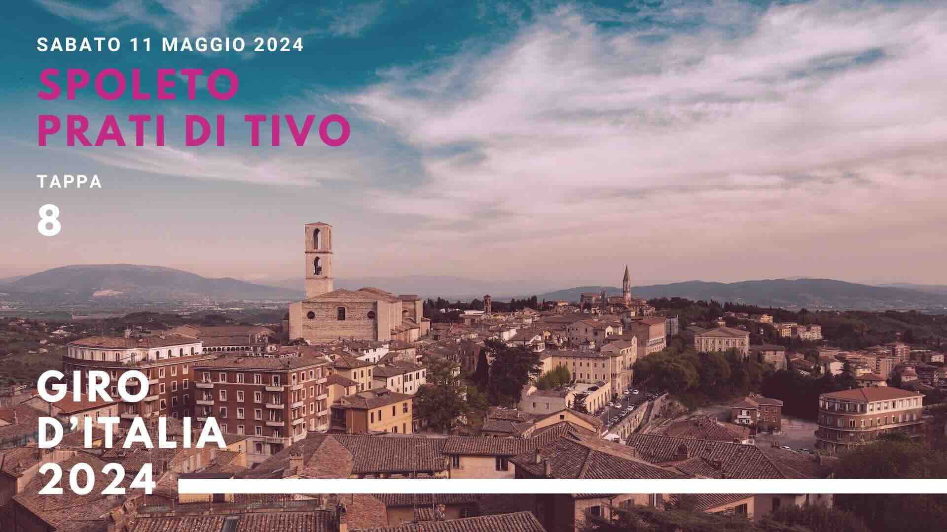 Giro d’Italia strade chiuse Umbria Spoleto Prati di Tivo