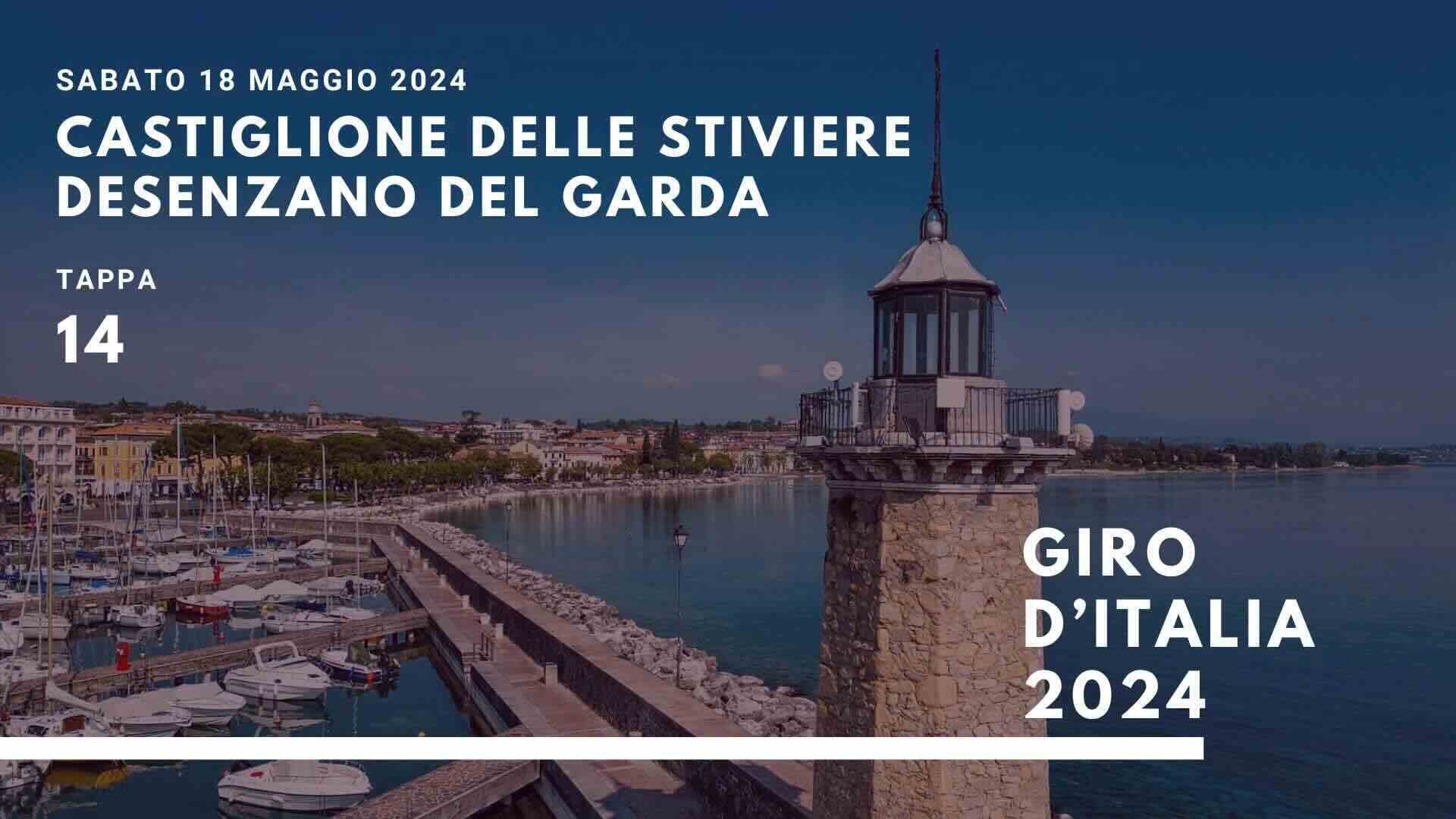 Giro d’Italia a Castiglione delle Stiviere-Desenzano del Garda strade chiuse