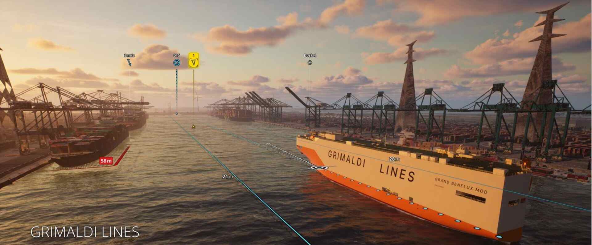 Partito il progetto Grimaldi Satellite Berthing 2 per l’ormeggio autonomo delle navi