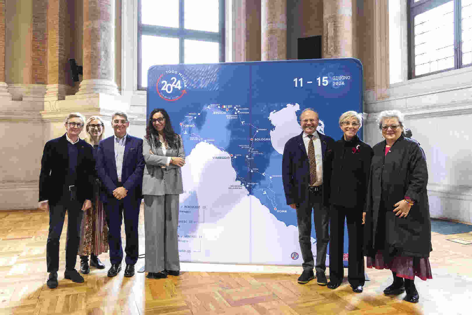 Mille Miglia 2024, ecco le tappe dall’11 al 15  giugno