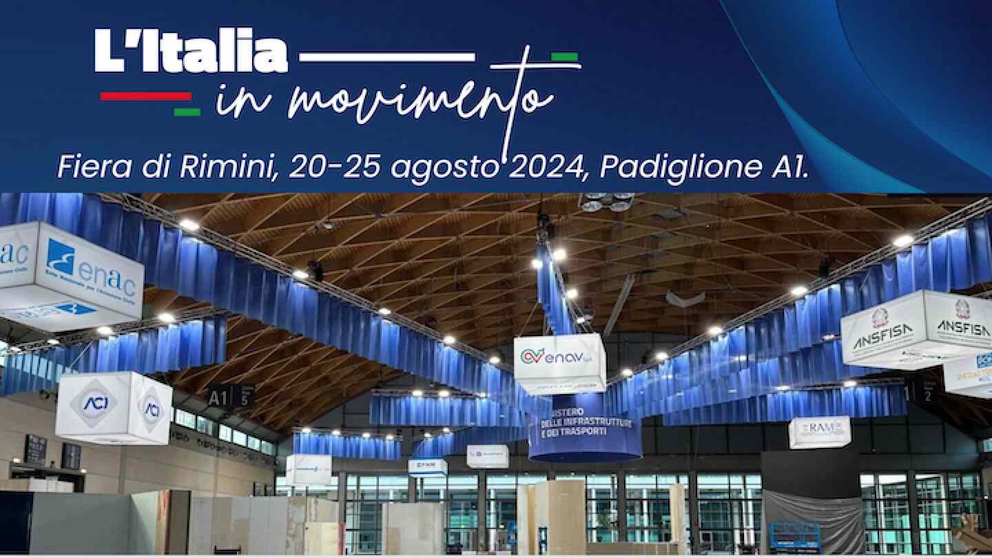 Mit, L’Italia in Movimento al meeting di Rimini: infrastrutture e trasporti in mostra