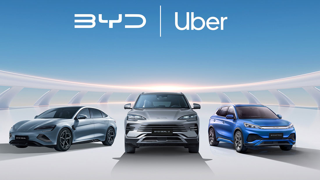 Uber, sconti e agevolazioni per gli autisti che acquisteranno una BYD