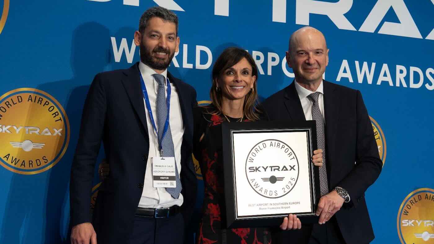 Aeroporto di Roma Fiumicino tra i migliori del mondo con 5 Stelle Skytrax
