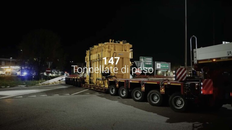trasporti eccezionali mezzi pesanti autotrasporto Iren video