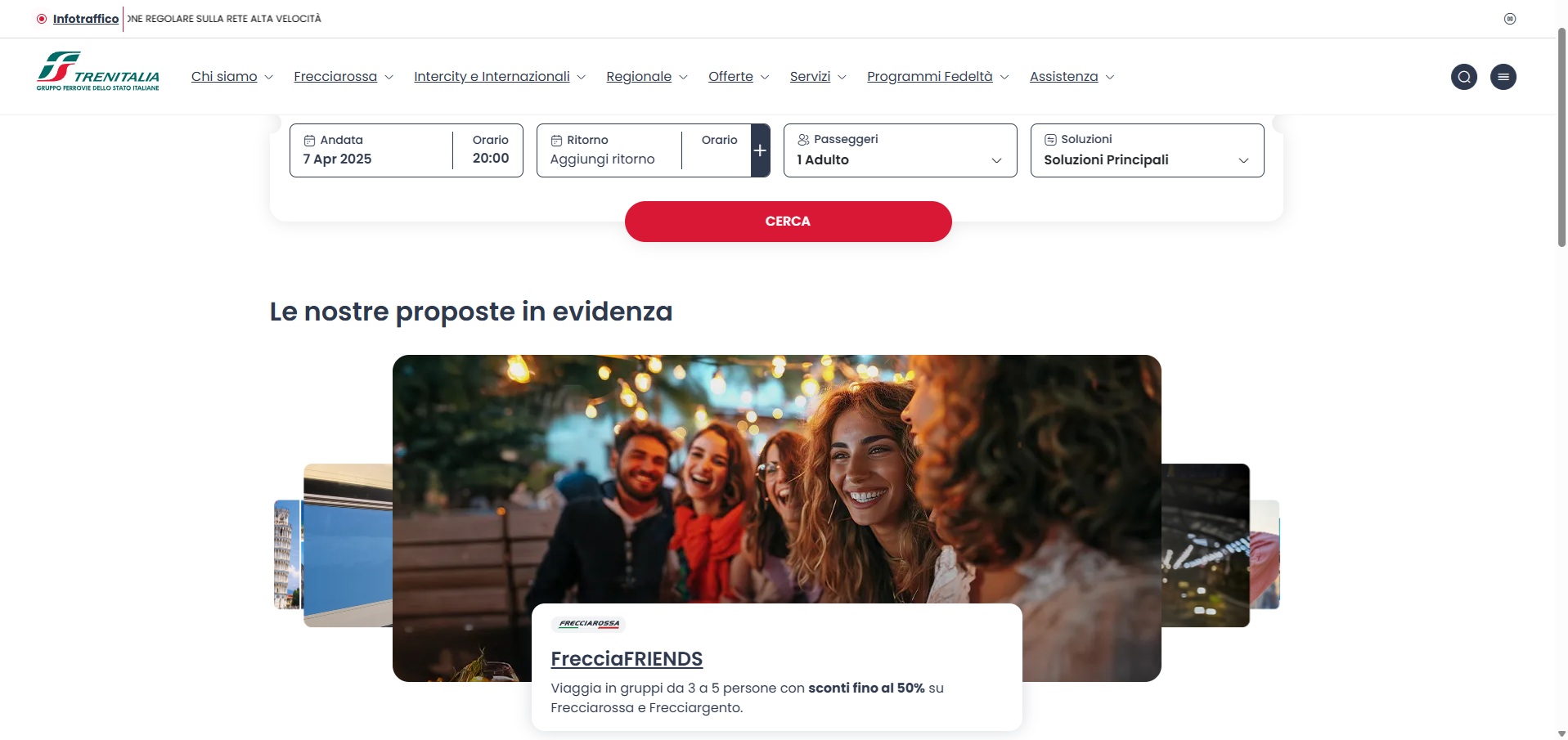 Trenitalia, online il nuovo sito